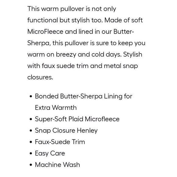 Smith's Workwear Men's Long Sleeve Checked Henley XL Black Plaid - Picture 12 of 12